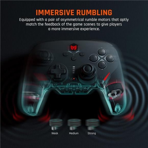 PC Gaming Controller, Wireless Controller with Turbo, Bluetooth Game Controller - Picture 5 of 6